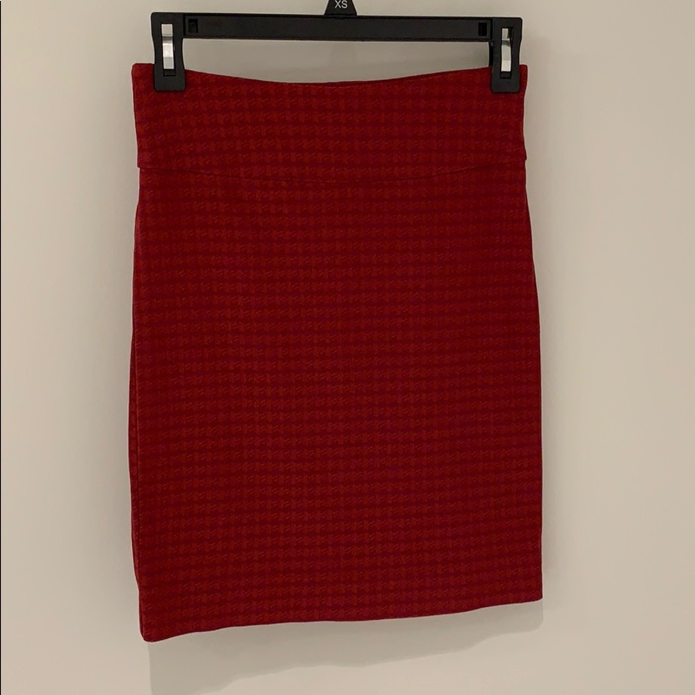 Red Pencil Skirt by Margaret M Petites